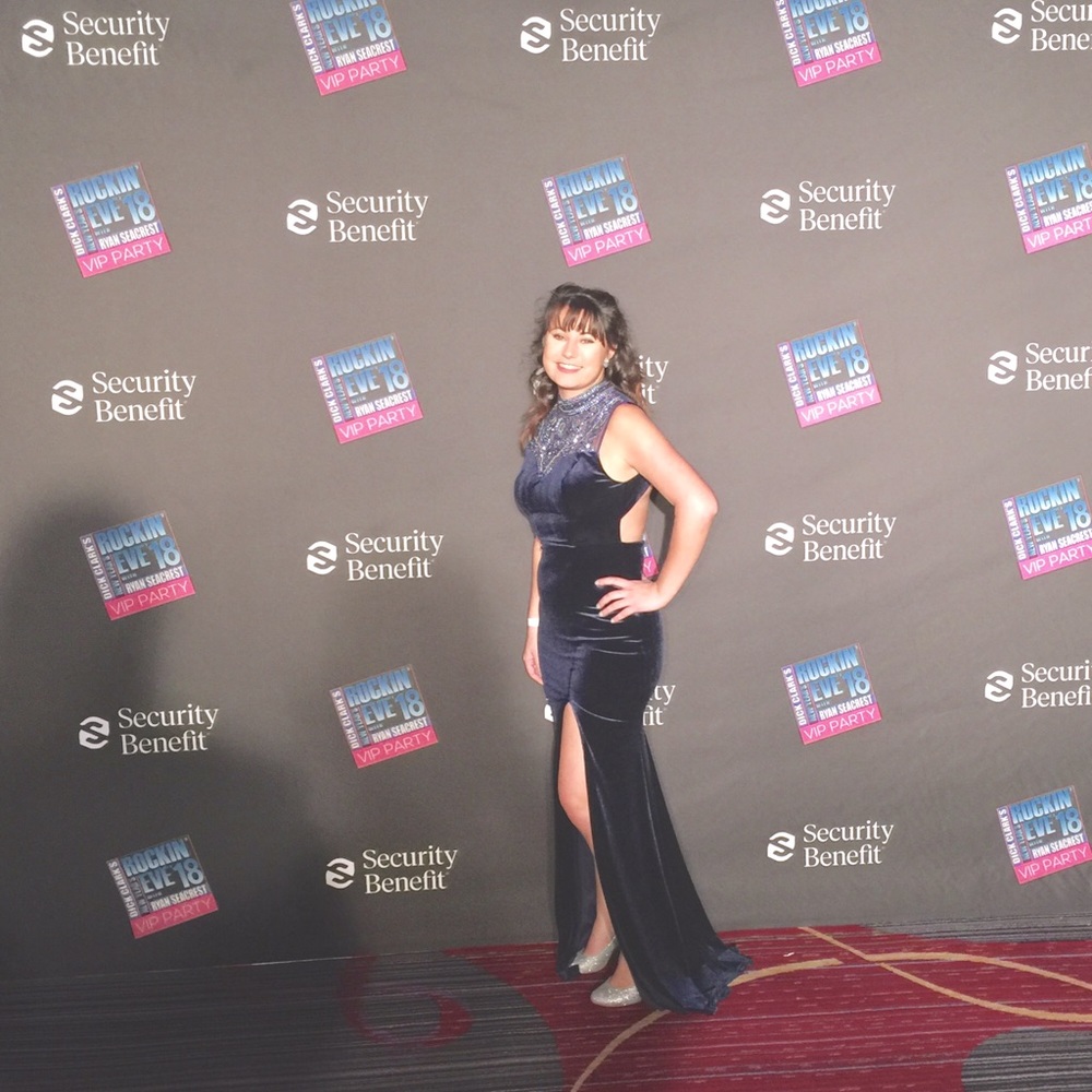 Velvet navy gown